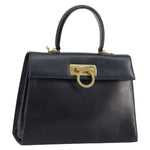 Salvatore Ferragamo Gancini Convertible Top Handle Bag Leather Medium - image 18