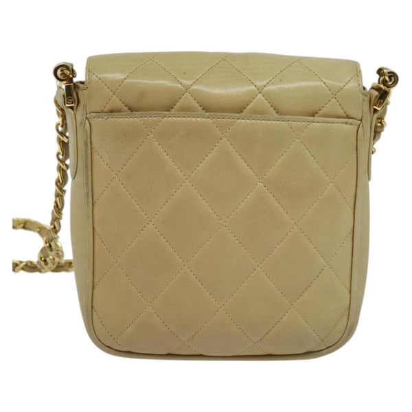 Chanel Vintage CC Chain Flap Bag Quilted Lambskin Mini