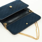 Christian Dior Vintage Chain Flap Shoulder Bag Diorissimo Canvas Medium - image 13