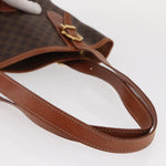 Celine Vintage Macadam Shoulder Bag Canvas and Leather - image 7