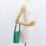 Salvatore Ferragamo Gancini handbag Leather - image 14