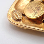 Chanel Vintage CC Diamond Shape Clips-On Earrings Gold-Plated - image 11