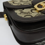 Celine C Sulky Shoulder bag Canvas and Leather - image 9