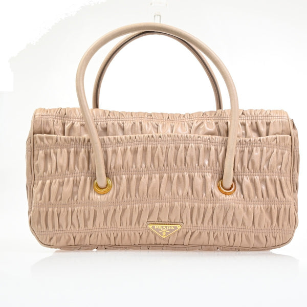 Prada Turnlock Shoulder Bag Nappa Gaufre Medium