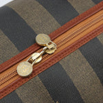 Fendi Vintage Pequin Boston Bag Coated Canvas Medium - image 17