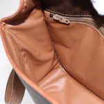 Celine Vintage Macadam Circle Logo Shoulder Bag Canvas and Leather - image 20