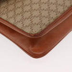 Celine Vintage Macadam Shoulder Bag Canvas and Leather - image 9
