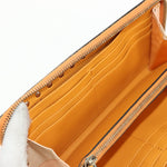 Valentino Garavani Rockstud Zip Around Wallet Striped Leather - image 17