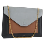 Celine Pocket Envelope Shoulder Bag Leather Medium - image 15