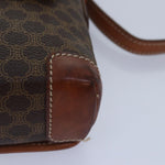 Celine Vintage Macadam Shoulder Bag Canvas and Leather - image 11