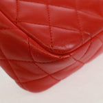 Chanel Two Tone Flap Bag Quilted Lambskin Small - image 12