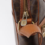 Celine Vintage Macadam Shoulder Bag Canvas and Leather - image 19