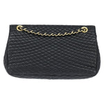 Bally Vintage Chain Shoulder Bag Quilted Leather - image 2