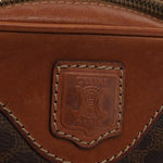 Celine Vintage Macadam Shoulder Bag Canvas and Leather - image 20