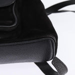Gucci Vintage Bamboo Backpack Suede Mini - image 10