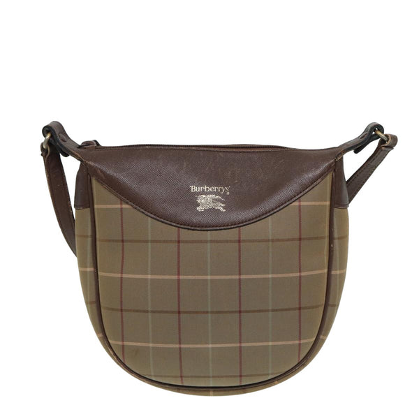 Burberry Nova check Shoulder bag Canvas and Leather - image 1