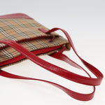 Burberry Nova Check Tote Canvas and Leather - image 6