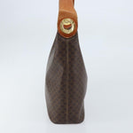 Celine Vintage Macadam Shoulder Bag Canvas and Leather - image 4