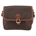 Celine Vintage Macadam Shoulder Bag Canvas and Leather - image 18
