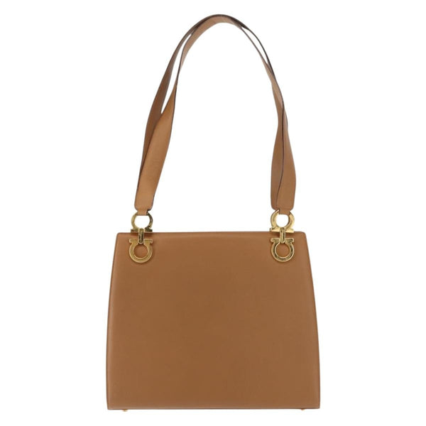 Salvatore Ferragamo Gancini Shoulder Bag Leather