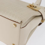 Salvatore Ferragamo Double Gancini Side Buckle Tote Leather Medium - image 9
