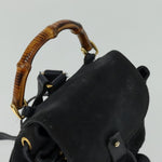 Gucci Gucci bamboo backpack daim mini - image 13