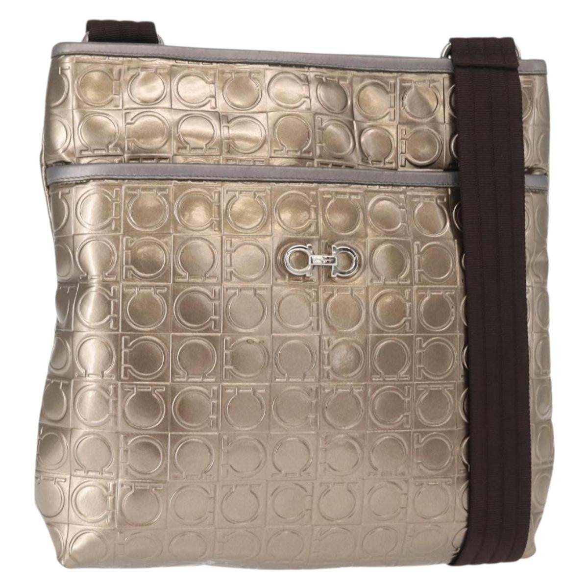 Salvatore Ferragamo Gancini Shoulder Bag Patent Leather - image 1