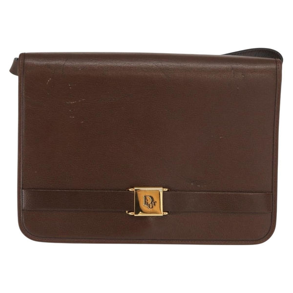 Christian Dior Vintage Shoulder Bag Leather