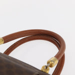 Celine Vintage Macadam Handbag Canvas and Leather - image 19