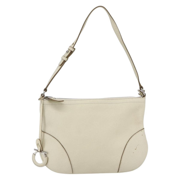Salvatore Ferragamo Gancini Shoulder Bag Leather - image 1