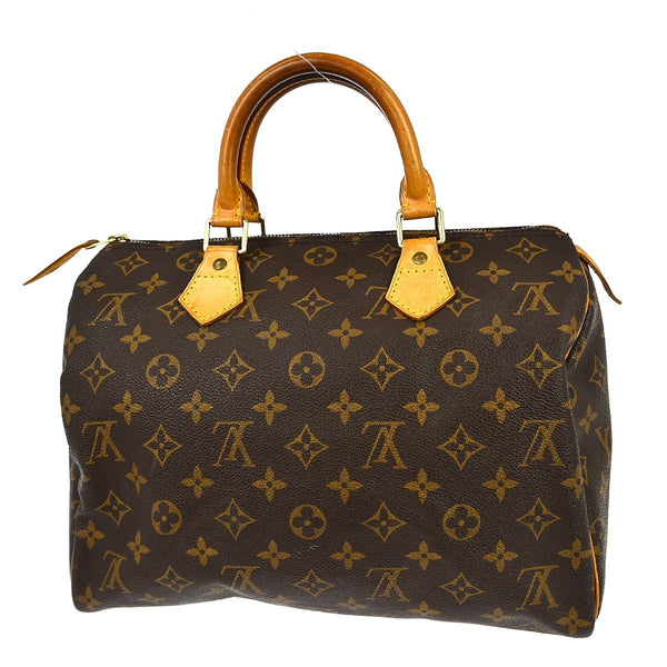 Louis Vuitton Speedy Handbag Monogram Canvas 30