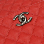 Chanel Coco Top Handle Bag Quilted Caviar Medium - image 9