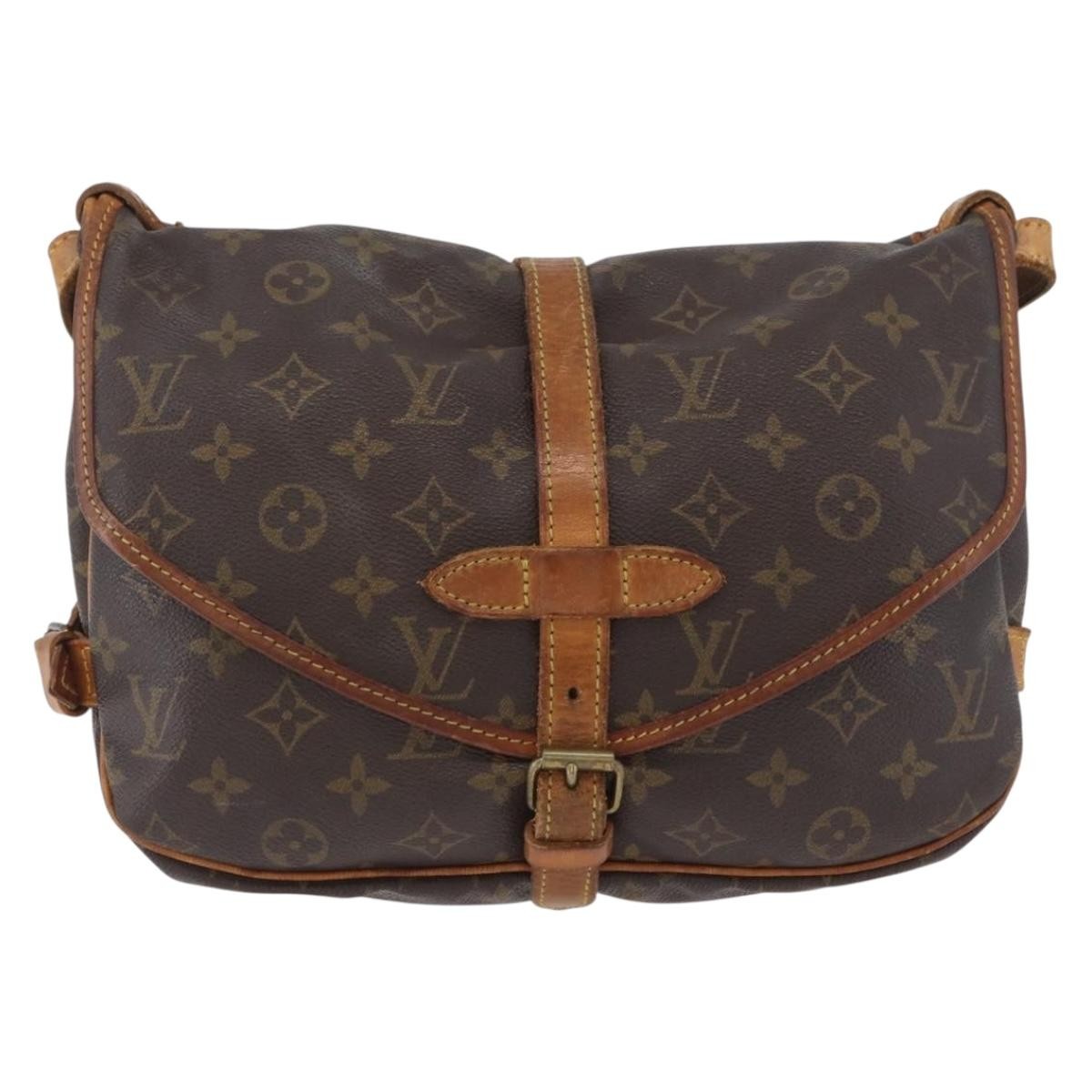 Louis Vuitton Saumur Handbag Monogram Canvas 30 - image 1