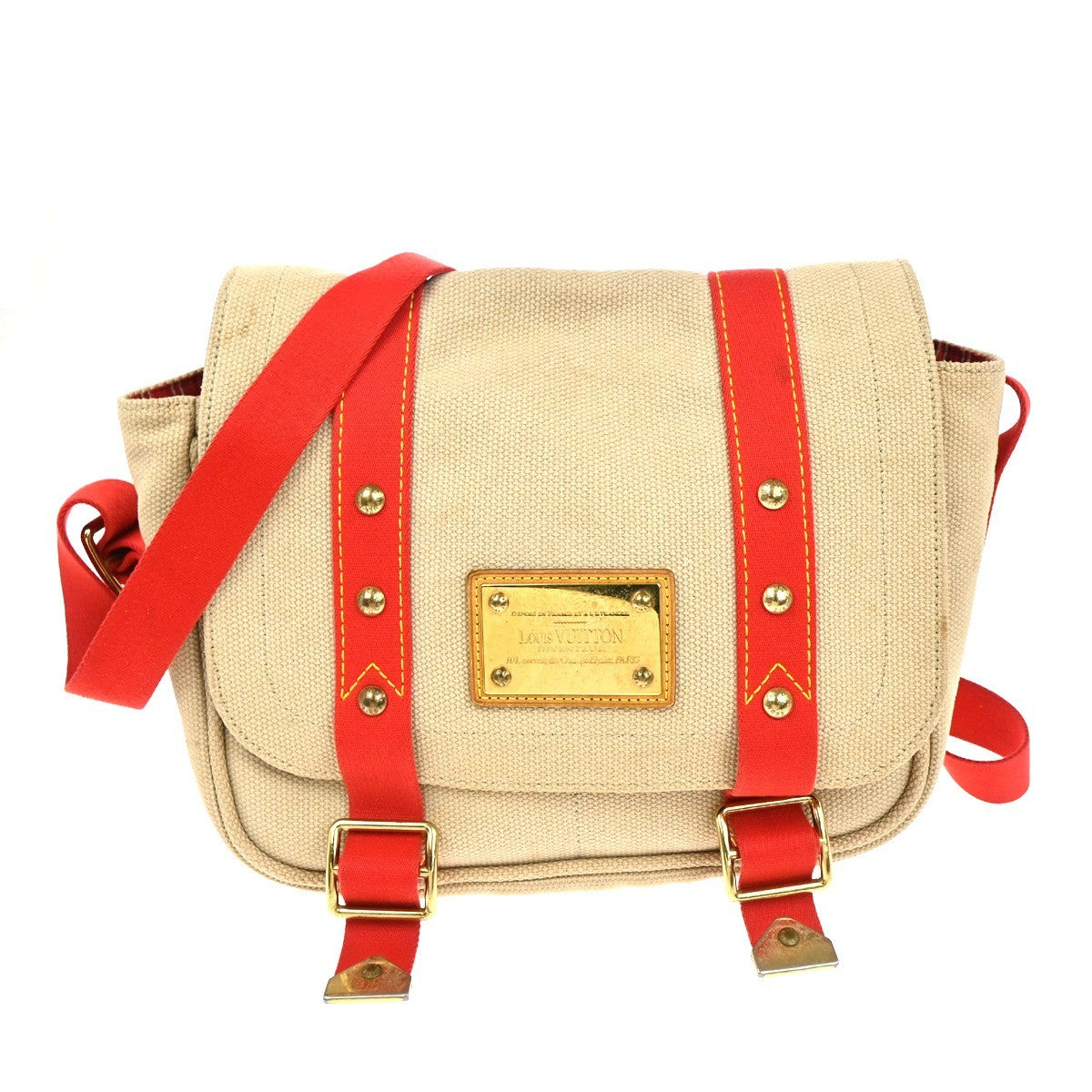 Louis Vuitton Antigua Besace Messenger Bag Canvas - image 1