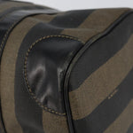 Fendi Vintage Pequin Boston Bag Coated Canvas Medium - image 8