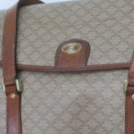 Celine Vintage Macadam Handbag Canvas and Leather - image 19