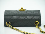 Chanel Vintage Square Classic Single Flap Bag Quilted Leather Medium - image 5