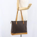 Celine Vintage Macadam Tote bag Canvas and Leather - image 14