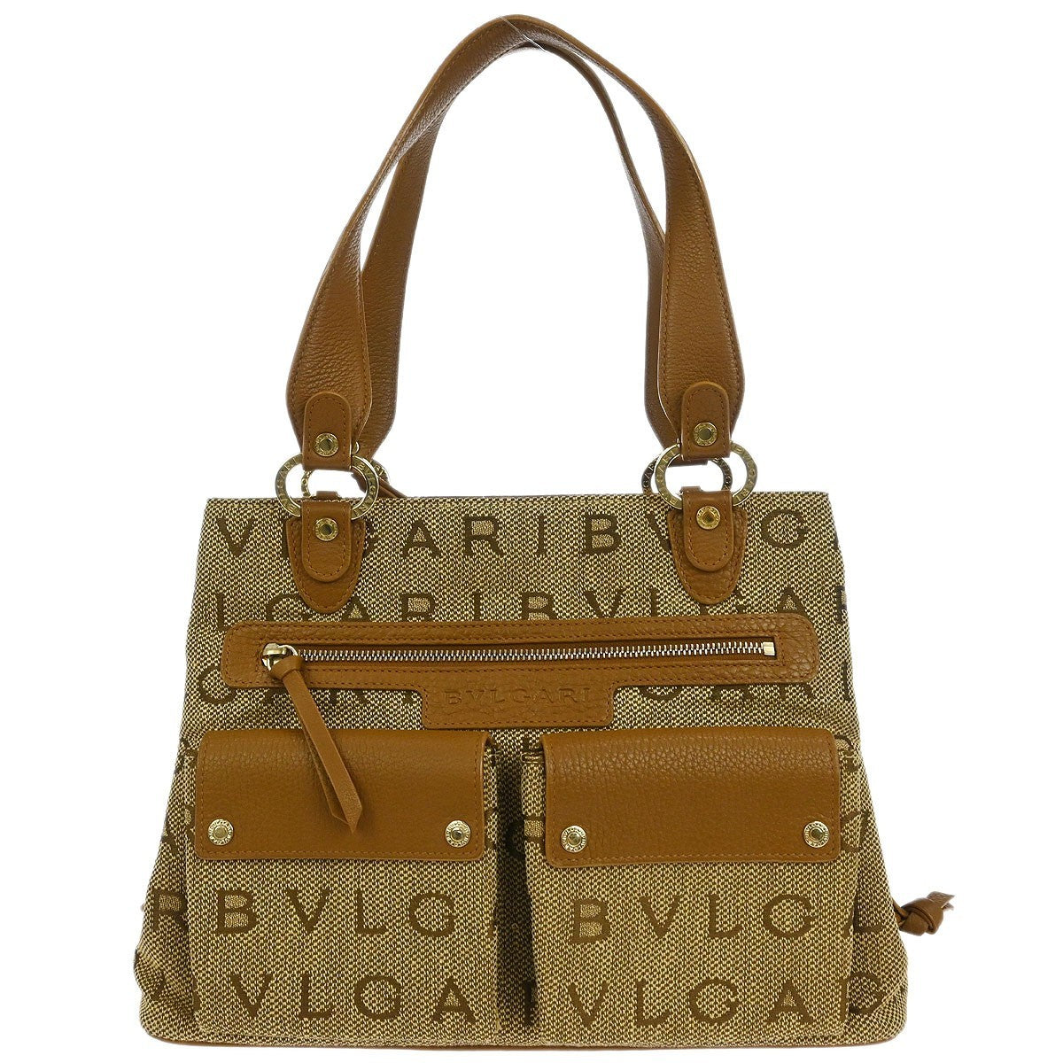 Bvlgari Logomania Handbag Canvas - image 1