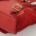 Gucci Vintage Bamboo Backpack Suede Small - image 9