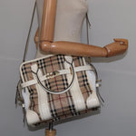 Burberry Minford Satchel Haymarket Coated Canvas Medium - image 15