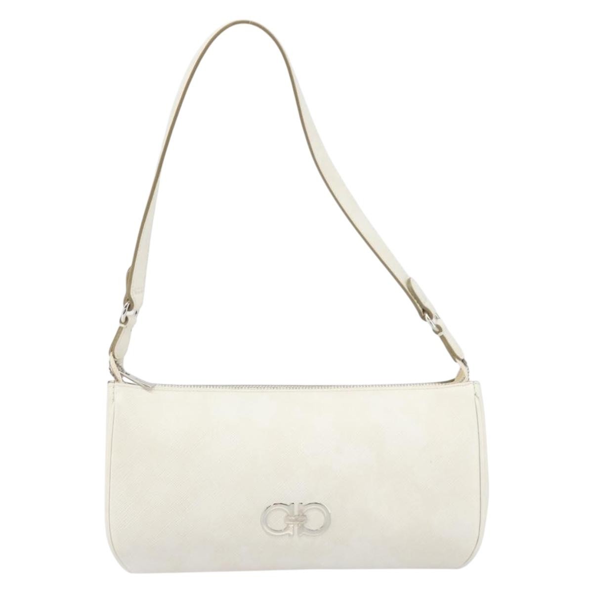 Salvatore Ferragamo Gancini Shoulder Bag Leather - image 1