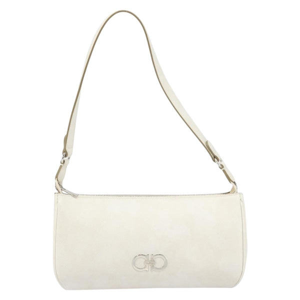 Salvatore Ferragamo Gancini Shoulder Bag Leather - image 1