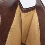 Gucci Vintage Web Sherry Line Handbag Suede - image 16