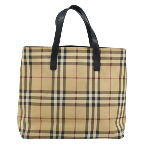 Burberry Nova Check Tote canvas check pattern Small