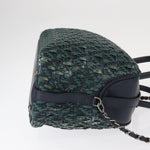 Chanel Convertible Chain Bowler Bag Woven Calfskin Small - image 3