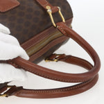Celine Vintage Macadam Handbag Canvas and Leather - image 7