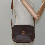 Celine Vintage Macadam Shoulder Bag Canvas Small - image 12