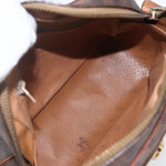 Celine Vintage Macadam Shoulder Bag Canvas and Leather - image 5