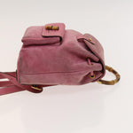 Gucci Gucci bamboo backpack daim mini - image 3